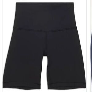 lululemon 6 inch wunder under biker shorts